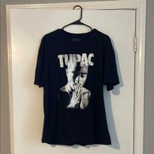 Black Tupac Graphic T-Shirt